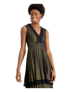 Vestido de cóctel Taylor Speckle Midi con volantes 8 negro - Imagen 1 de 3