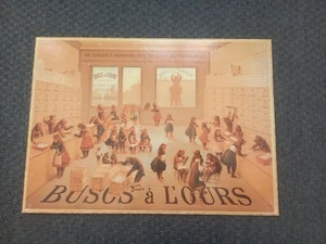 BURSUITS Advertising Cardboard Dance Shop Vintage Antique haberdashery - Picture 1 of 12