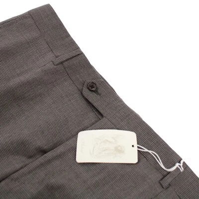 Belvest NWT Pleated Dress Pants Size 52 36 US Brown Wool Blend - Image 1 of 4