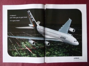 12/2000 PUB FLUGZEUG AIRBUS A3XX A380 AIRLINER AIRLINES FLUGZEUG ORIGINAL ANZEIGE - Bild 1 von 2
