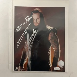 RARE The Undertaker Signed WWF (WWE) 8x10 Photo JSA COA & WWF Official Licensed - Picture 1 of 4