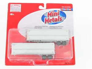 HO Scale CMW Mini Metals #31107 Undecorated 32' Aerovan Trailer Set - SEALED - Picture 1 of 5