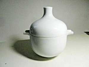 PLUS WHITE Pattern by Rosenthal-Studio Line Porcelain Gravy Boat W/Lid-Germany - Picture 1 of 8