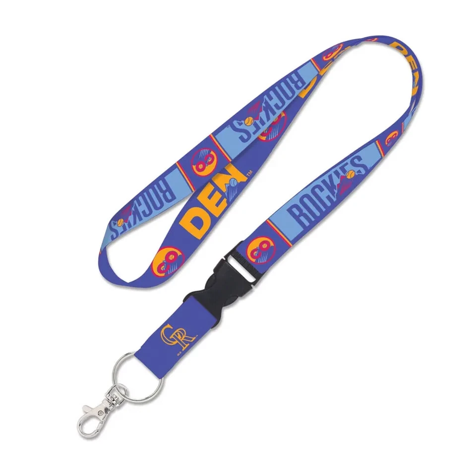 COLORADO ROCKIES CITY CONNECT LANYARD DETACHABLE BUCKLE NEW WINCRAFT 👀 - Image 1 of 1