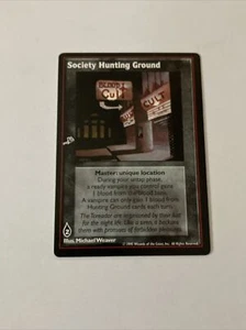 Vampire The Eternal Struggle CCG Society Hunting Ground - Picture 1 of 1