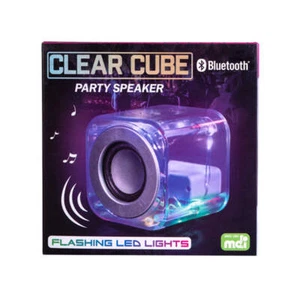 Enceinte de fête à LED Clear Cube - Photo 1 sur 3