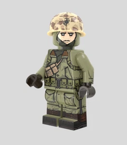 Korean War US Marine Brickmania Minifig Minifigure Brand New - Picture 1 of 1