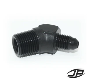 4 AN Male to 3/8 NPT Male 45° Adapter Fitting - Bild 1 von 2