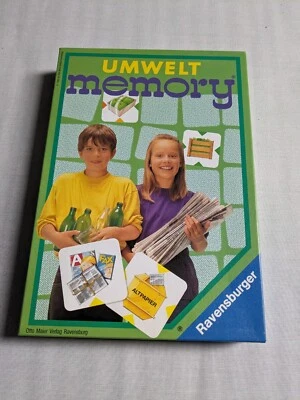 Ravensburger Umwelt memory 1993 Memory Vintage Spiel  241521 Bildkarten Kinder - Bild 1 von 3