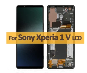 OEM LCD Display Touch Screen Digitizer Replacement + Frame For Sony Xperia 1 V - Picture 1 of 2