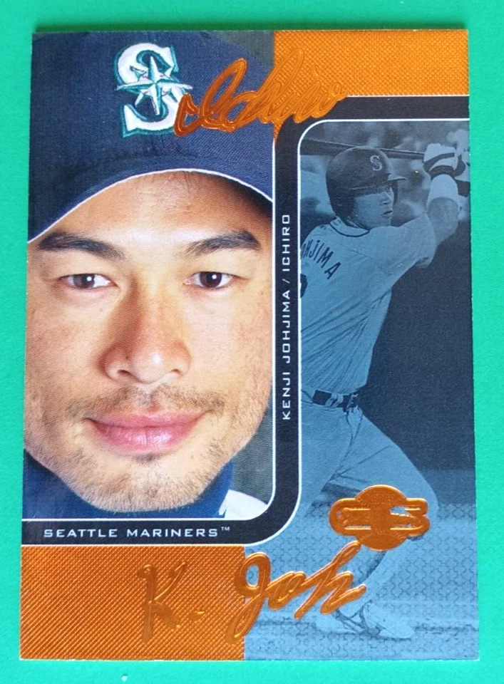 2006 TOPPS CO-SIGNERS ICHIRO #75 CHANGING FACES KENJI JOHJIMA MARINERS #/125 - Image 1 of 3