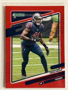 2021 Donruss Artist Proof #168 Zach Cunningham 