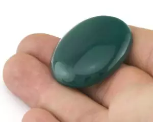 30x40mm grüner Achat Cabochon cab25-1 - Bild 1 von 5