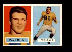 1957 Topps #120 Paul Miller casi nuevo - Imagen 1 de 2