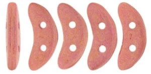 PS1001, Pacifica Watermelon, Crescents, 5g, 10x3/3x10mm, 2 hole (CR5) - Picture 1 of 1