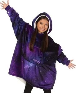 The Comfy Original Jr Oversized Microfiber Wearable Blanket for Kids, Galaxy - Picture 1 of 1