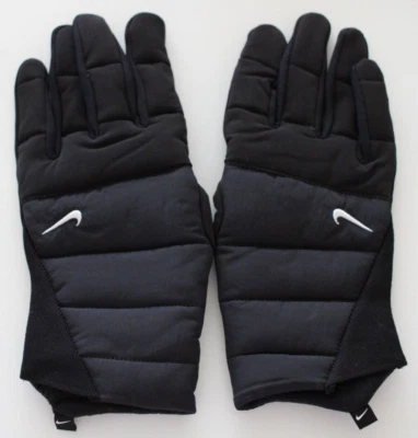 Nike Quilted Thermal Gloves Women's Small Black/White Foto 1 de 3