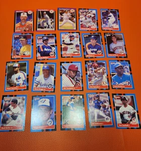 Donruss MLB Pro Baseball 87 & 88 Seasons Numbered Trading Cards Lot Of 20 VTG - Picture 1 of 14