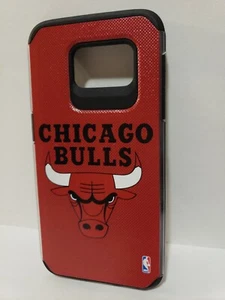 🔥 CHICAGO BULLS NBA SAMSUNG GALAXY S7 EDGE CASE PEBBLE GRAIN NEW SHIPS TODAY! - Picture 1 of 4