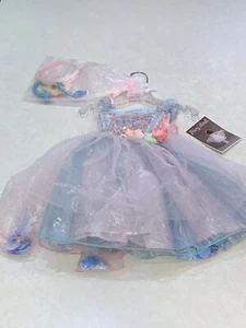 Fairy Dust Brand Girls Dress Up Costume Headband Set Butterfly Size 3T Pink NWT - Picture 1 of 8