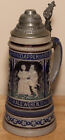 Pipers & Dancing Peasants Stoneware Salt Glaze 1L German Beer Stein Antique #508