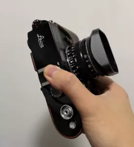 Black/Silver Metal Aluminium alloy Lens Hood for Zeiss zm35/2 35/2.8 50/2 Lens - Picture 1 of 1