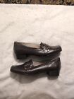 Life Stride Shoes Womens Size 9.5 Bounty Slip On Penny Loafer Brown Faux Leather
