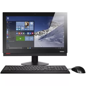 HP Intel i7 Desktop Computer 24in LCD 16GB RAM 256GB SSD Windows 10 PC DVD, WiFi - Picture 1 of 7
