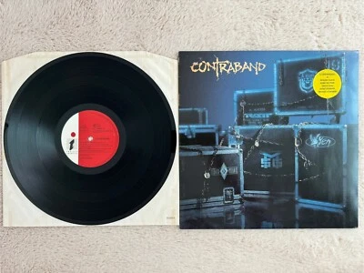 CONTRABAND Self Titled VINYL LP Europe 1991 Shark Island VIXEN LA Guns MSG Ratt - Image 1 of 4