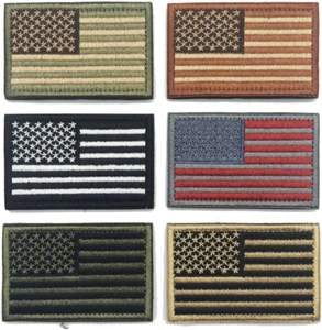 WZT Bundle 6 Pieces American Flag Tactical Morale Military Patch Set - Picture 1 of 12