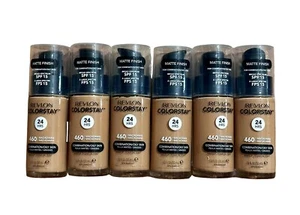 Lot 6 Revlon ColorStay 24 Hr Makeup Foundation Combination/Oily Skin, Macadamia - Picture 1 of 1