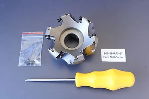 FP 80B-SE4R45-6T, 80mm 27mm 45° Carcasa Molino Facial Inserto Tipo CORTADOR A LA VENTA - Imagen 1 de 1