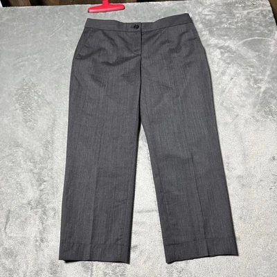 Dolce & Gabbana Mujer Pantalones Cortos Gris Jaspeado Lana Pantalones Talla 40 EE. UU. 4 29x21,5 Foto 1 de 4