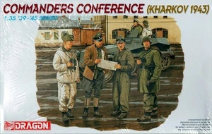 DRAGON D6144 COMMANDER CONFERENCE (KHARKOV 1943) KIT 1:35 Modellino - Foto 1 di 1