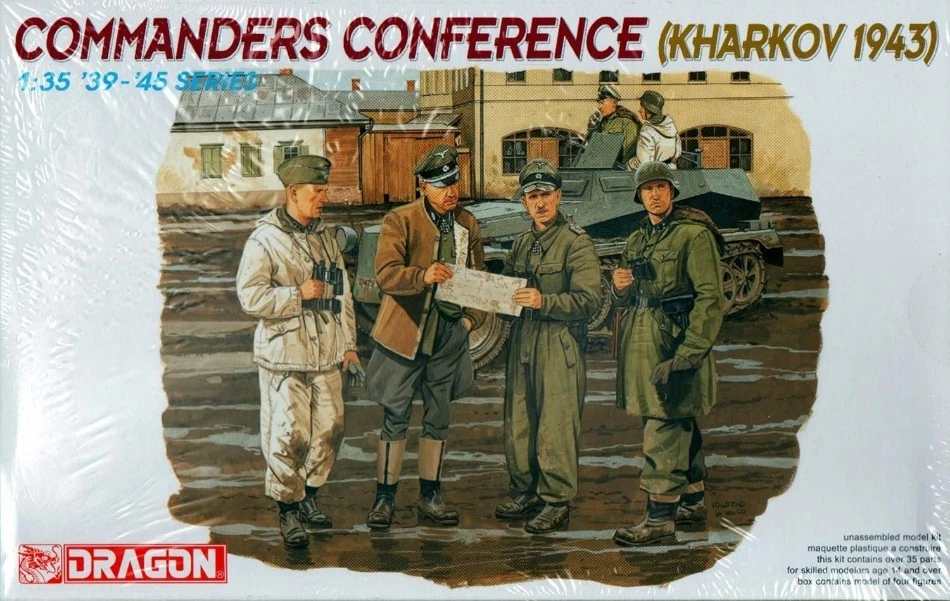 DRAGON D6144 COMMANDER CONFERENCE (KHARKOV 1943) KIT 1:35 Modellino - Immagine 1 di 1