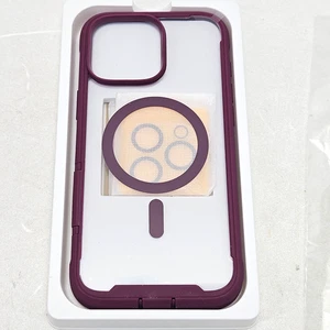 Miracase Designed for iPhone 16 Pro Max Case 6.9'' Compatible with MagSafe PLUM - Picture 1 of 11