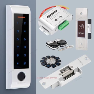 HOMSECUR WLAN Fingerabdruck RFID Zugangskontrolle Set APP Türentriegelung - Picture 1 of 10