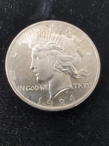 1924 PEACE Dollar - Philadelphia U.S. Mint ($1) - Hi-Res Images (#C) - Bild 1 von 6