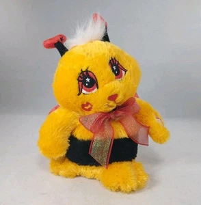 Dan Dee Singing Dancing Love Bug Bee "Sugar Honey" Red Yellow Black Stripe 8" - Picture 1 of 11