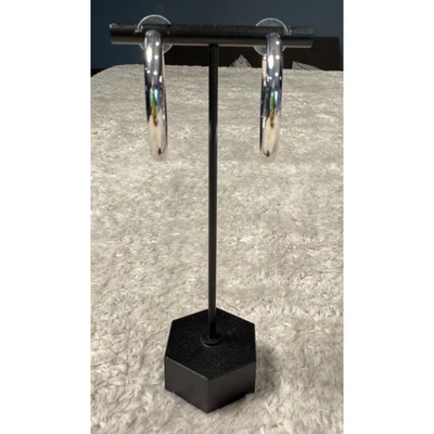 Pendientes Kendra Scott Colette Aro Grande Tono Plata Circonita cúbica Vaquera Costera Boho Foto 1 de 4