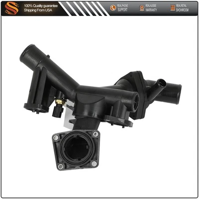 Conjunto de carcaça de termostato adequado para 2005-2009 Land Rover Sport LR3 V8 4.4L - Imagem 1 de 4