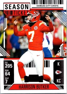 Harrison Butker #49 2024 Panini Contenders - Season Ticket - Bild 1 von 2