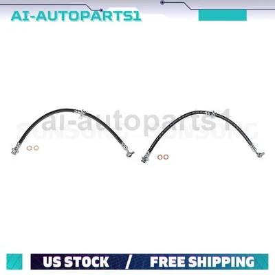 2pcs Manguera hidráulica de freno delantero para Nissan Sentra 2002 2003 2004 2005 2006 Foto 1 de 4