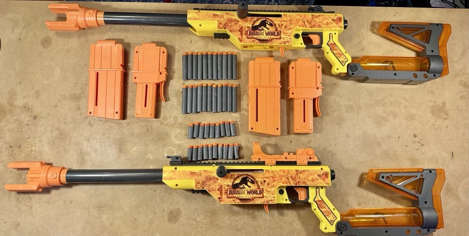 2x Adventure Force Tactical Jurassic World Pro UltimateTranquilizer Dart Blaster - Image 1 of 4