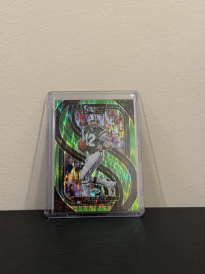 Panini Select 2024 - Premier Level Joe Namath #170 verde neón Shock Prizm/499 Foto 1 de 2