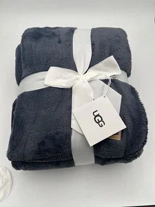 NEW UGG Whitecap Throw, Size 50" x 70", Denim blue - Picture 1 of 1