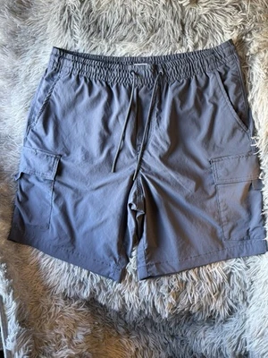 Pantalones Cortos de Correr American Eagle Para Hombres Flexibles de Nylon con Cordón Cintura Pull On Carga Talla M Foto 1 de 4