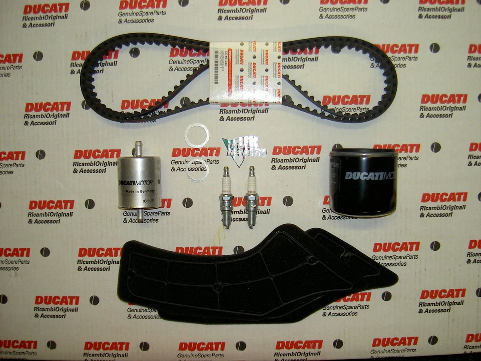 Kit de repuestos genuino Ducati servicio completo, correas de distribución, 998 BP S R edición final. Foto 1 de 1
