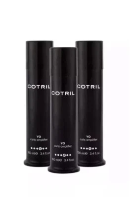 3 Cotril Yo Curls Amplifer 100ml crema styling amplificatore capelli ricci Tris - Immagine 1 di 3