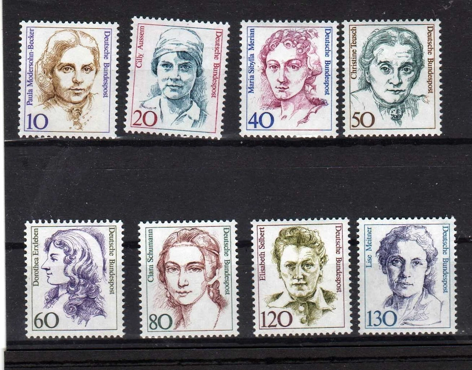 Bund Satz "Frauen I" (1986-1988) kpl. postfrisch - Bild 1 von 1